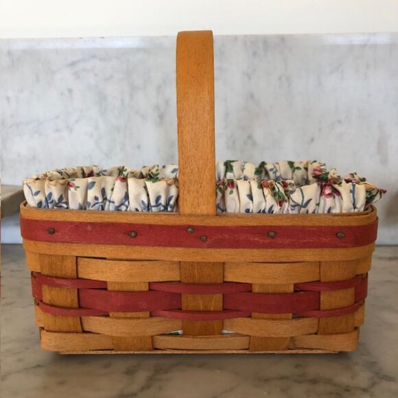 LONGABERGER MOTHER'S DAY 1994 Basket, Liner & Protector - Picture 3 of 13